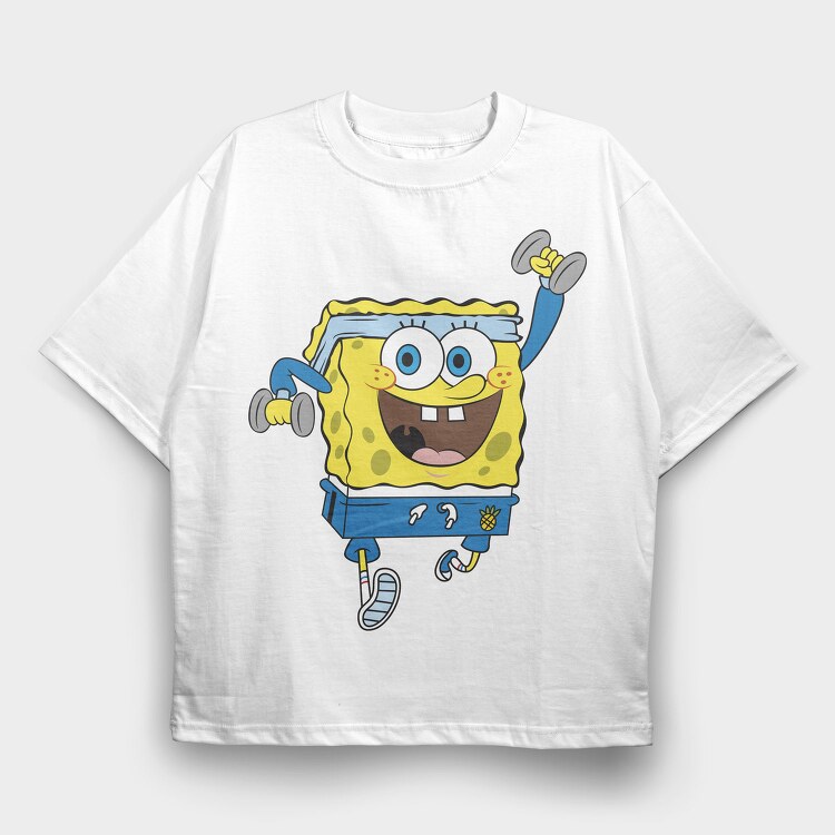 SpongeBob 5, Tricou Oversize Barbati (Unisex)