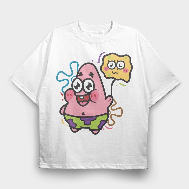 SpongeBob 22, Tricou Oversize Barbati (Unisex)