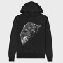 Sleeping Dog Monochrome, Hanorac Oversize Barbati (Unisex)