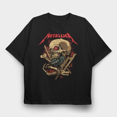 METALLICA Art2, Tricou Oversize Barbati (Unisex)