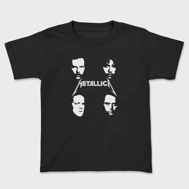 METALLICA Faces, Tricou Copii
