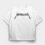 METALLICA logo Art, Tricou Oversize Barbati (Unisex)