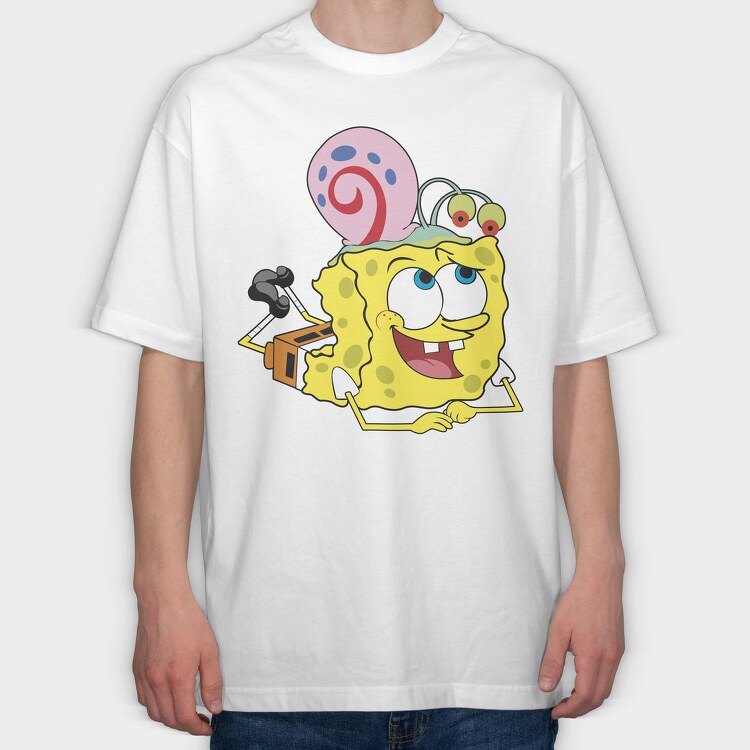SpongeBob 13, Tricou Oversize Barbati (Unisex)