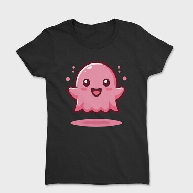 Bubbly Pink Ghost, Tricou Femei