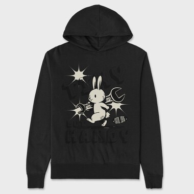 Bunny With Wrench Tiny Handy, Hanorac Oversize Barbati (Unisex)