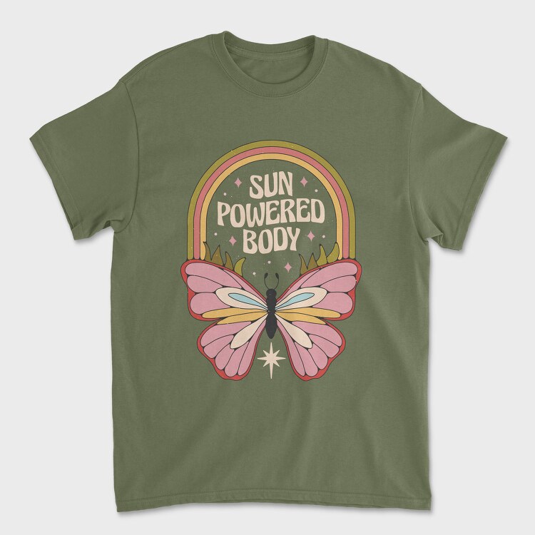Butterfly Hippie Collection Flower Power Nature, Tricou Barbati (Unisex)