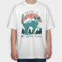 Cute Nature Cat Mug, Tricou Oversize Barbati (Unisex)