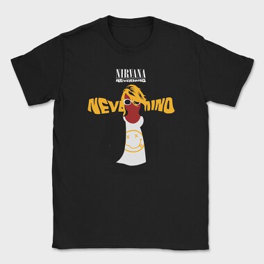 NIRVANA Cobain Nevermind, Tricou Barbati (Unisex)