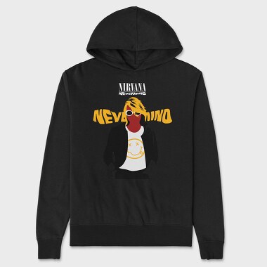 NIRVANA Cobain Nevermind, Hanorac Oversize Barbati (Unisex)