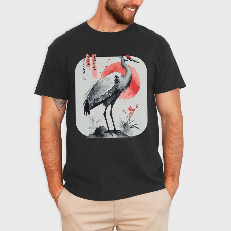 Watercolor Japan Style, Tricou Barbati (Unisex)
