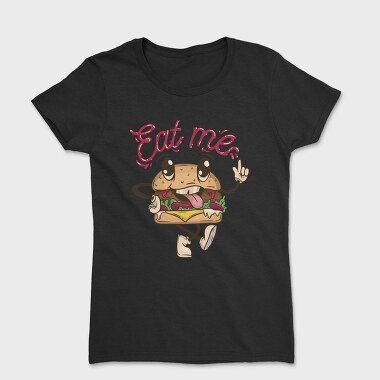 Burger Retro Eat Me, Tricou Femei