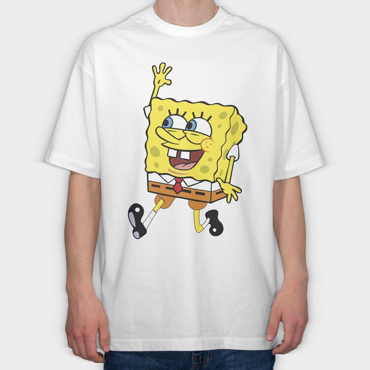SpongeBob 10, Tricou Oversize Barbati (Unisex)