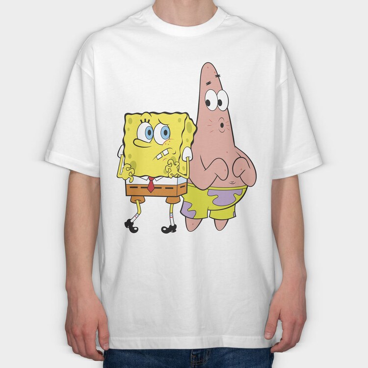 SpongeBob 16, Tricou Oversize Barbati (Unisex)