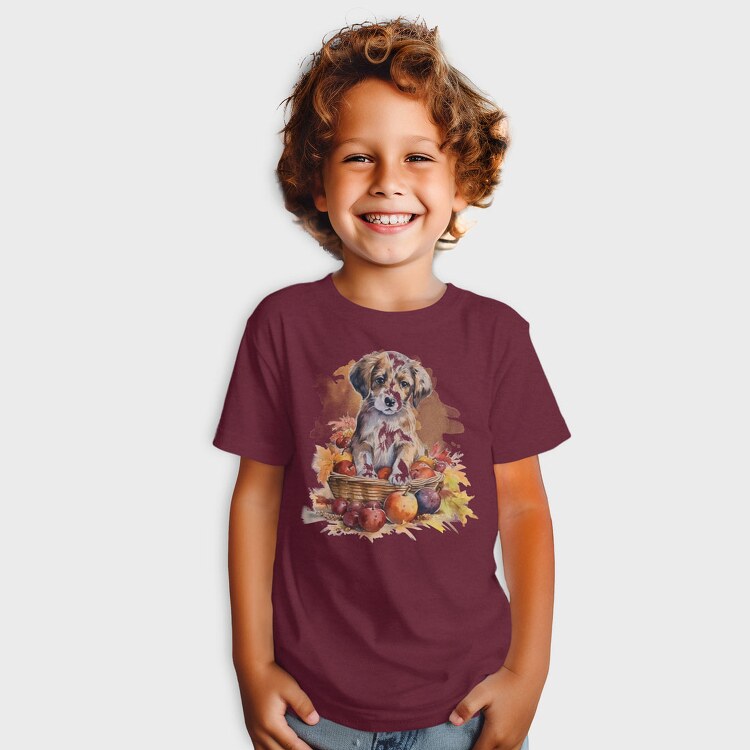 Watercolor Puppy, Tricou Copii