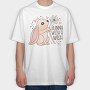 Bunny Making A Wish, Tricou Oversize Barbati (Unisex)