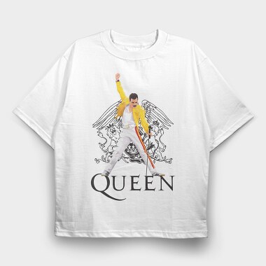 QUEEN, Tricou Oversize Barbati (Unisex)