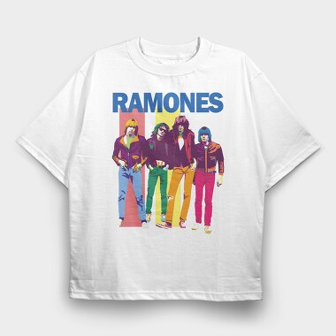 RAMONES Art1, Tricou Oversize Barbati (Unisex)