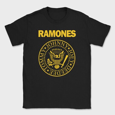 RAMONES Pres. Logo, Tricou Barbati (Unisex)