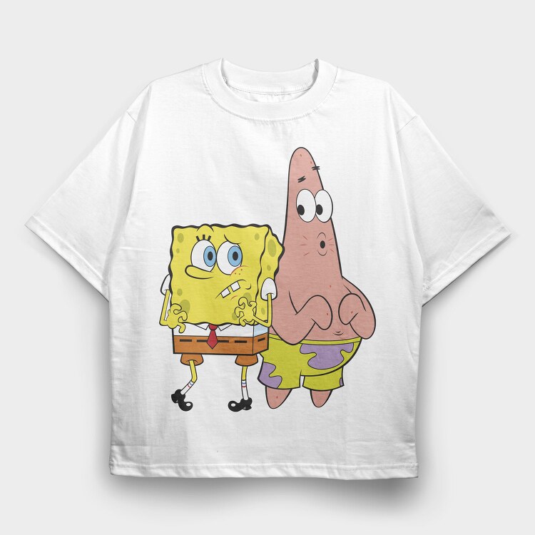 SpongeBob 16, Tricou Oversize Barbati (Unisex)