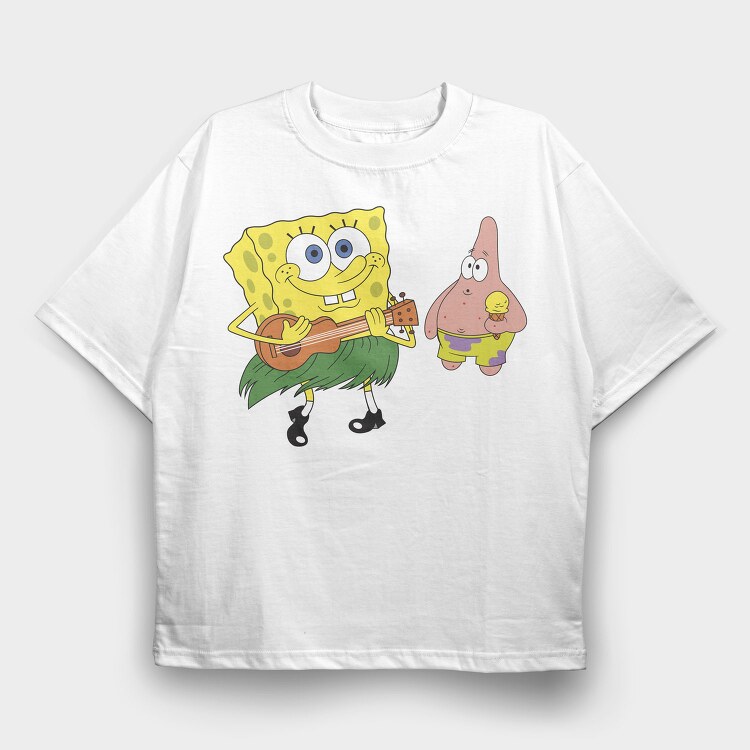 SpongeBob 14, Tricou Oversize Barbati (Unisex)
