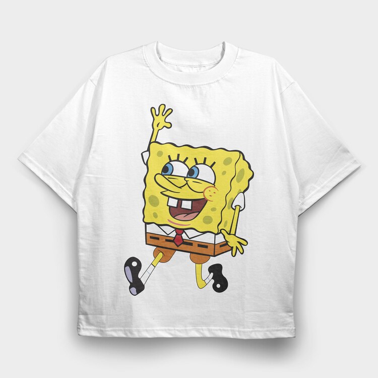 SpongeBob 10, Tricou Oversize Barbati (Unisex)