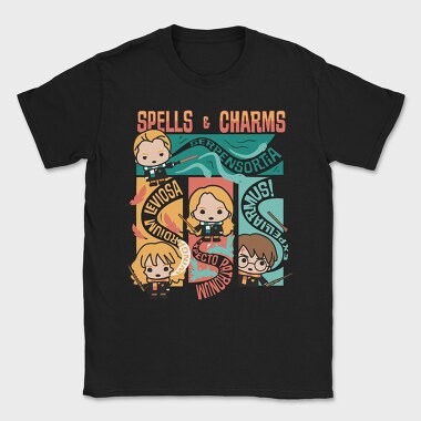 Spells and Charms Harry Potter, Tricou Barbati (Unisex)