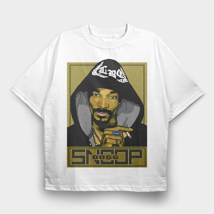 Snoop Dog 2, Tricou Oversize Barbati (Unisex)