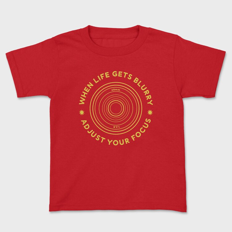 Camera Focus Photographers Creators, Tricou Copii