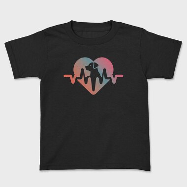 Dog Love Heartbeat, Tricou Copii