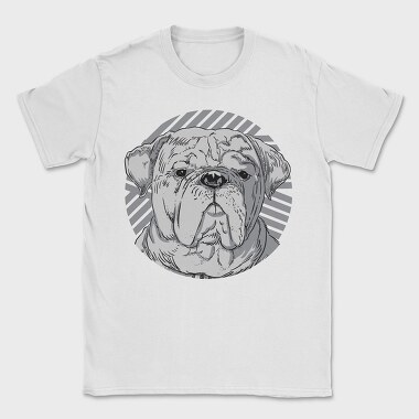 Dog Realistic Portrait, Tricou Barbati (Unisex)