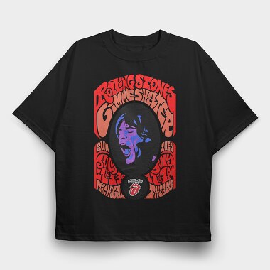 ROLLING STONES Art1, Tricou Oversize Barbati (Unisex)