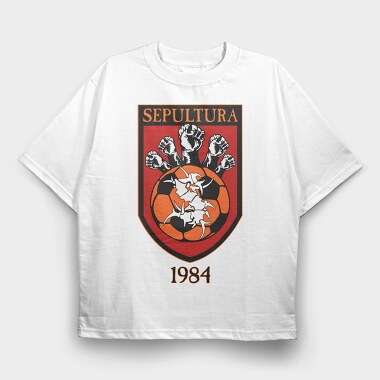 SEPULTURA 1984, Tricou Oversize Barbati (Unisex)