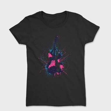 Double Bass Paint Splash, Tricou Femei