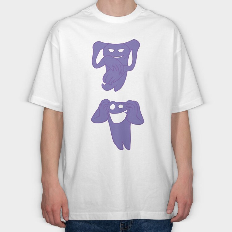 Slinker Ghost, Tricou Oversize Barbati (Unisex)