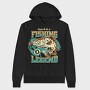 Born to Be a Fishing Legend, Hanorac Oversize Barbati (Unisex)