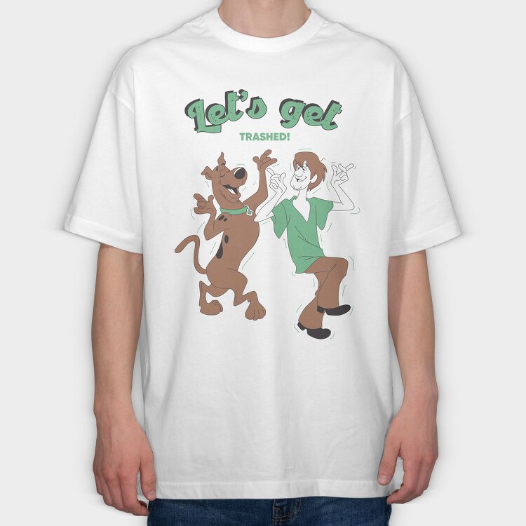 Scooby Doo, Tricou Oversize Barbati (Unisex)