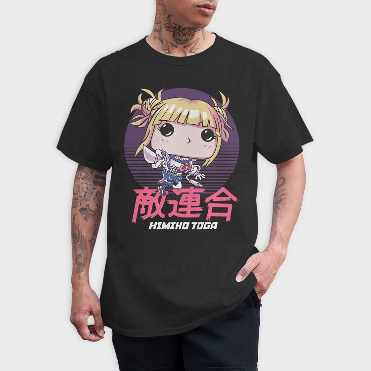Funko Anime My Hero Academia Himiko Toga, Tricou Barbati (Unisex)