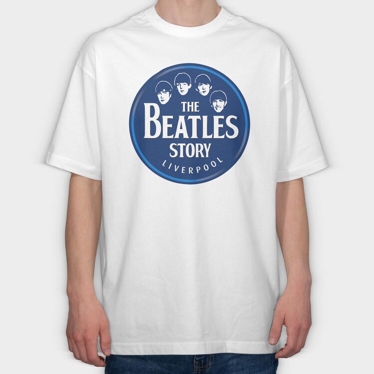 THE BEATLES STORY, Tricou Oversize Barbati (Unisex)