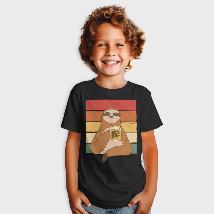 Sloth Drinking Beer, Tricou Copii