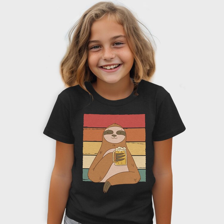 Sloth Drinking Beer, Tricou Copii