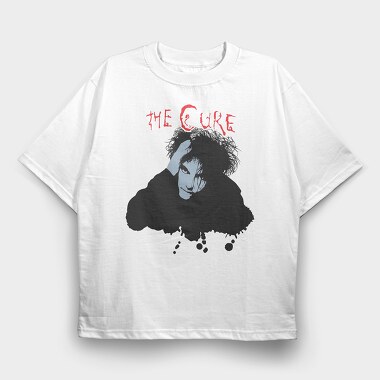 THE CURE Robert Smith1, Tricou Oversize Barbati (Unisex)