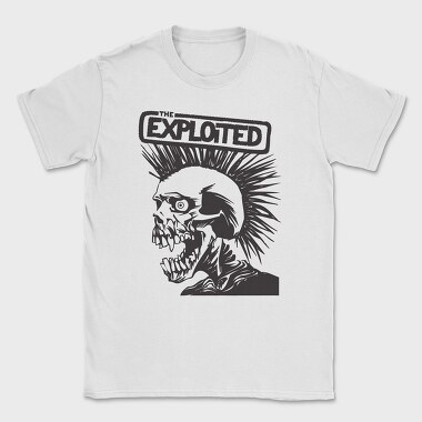 THE EXPLOITED B&W, Tricou Barbati (Unisex)