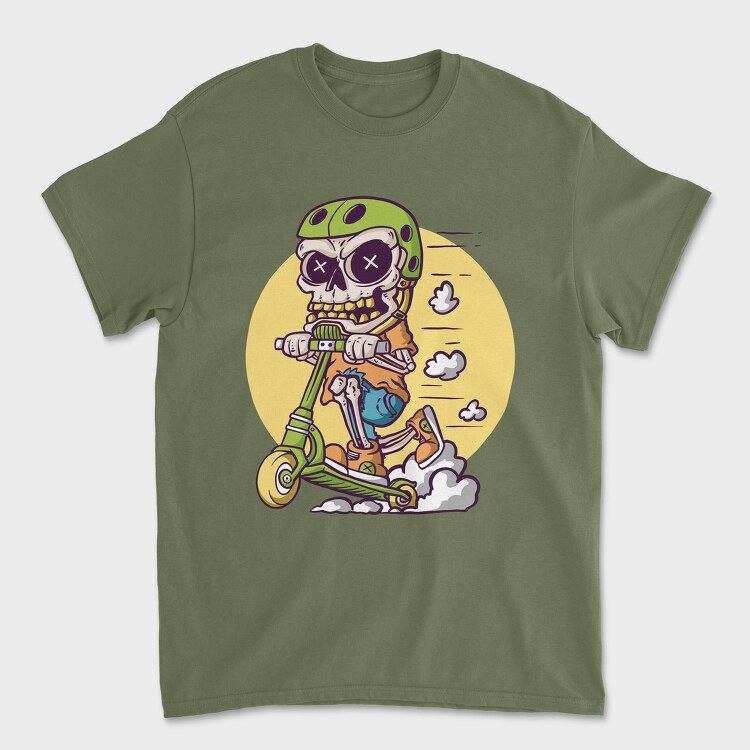 Scooter Bones, Tricou Barbati (Unisex)