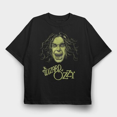 THE WIZARD OF OZZY, Tricou Oversize Barbati (Unisex)