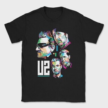 U2 Art1, Tricou Barbati (Unisex)