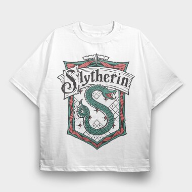 Slytherin Harry Potter, Tricou Oversize Barbati (Unisex)