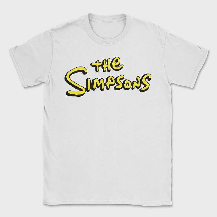 Simpsons Logo, Tricou Barbati (Unisex)