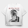 Silence 1, Tricou Oversize Barbati (Unisex)