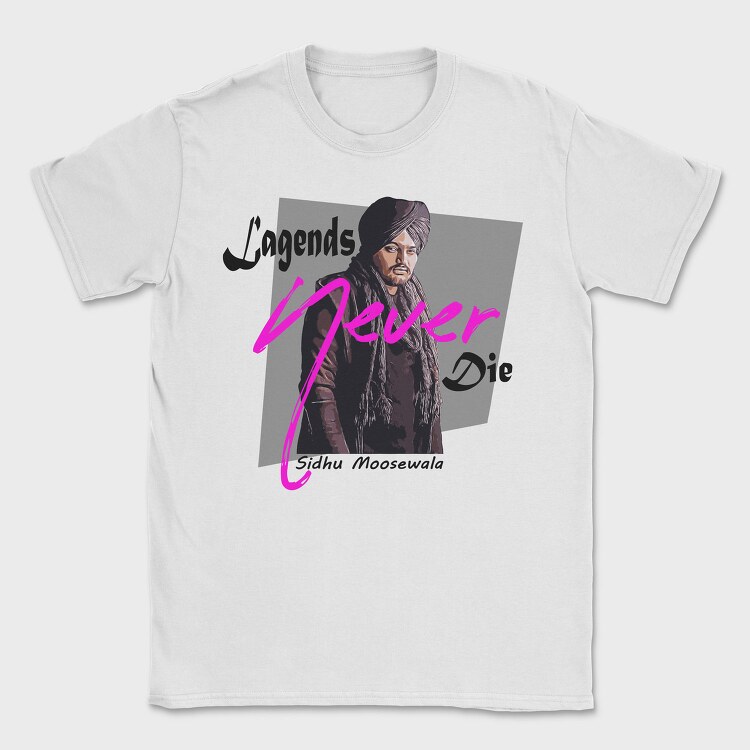 Sidhu Moosewala, Tricou Barbati (Unisex)