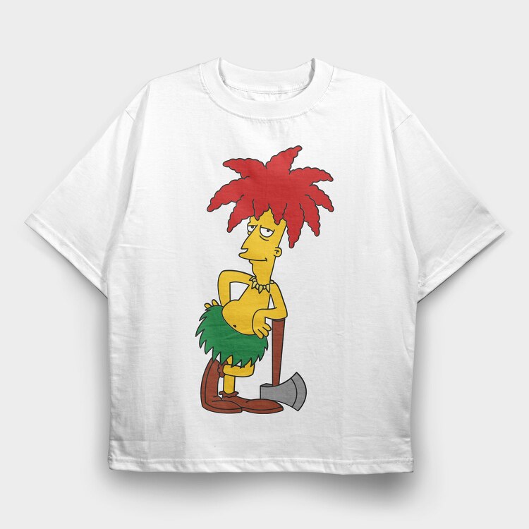 Sideshow Bob 01, Tricou Oversize Barbati (Unisex)